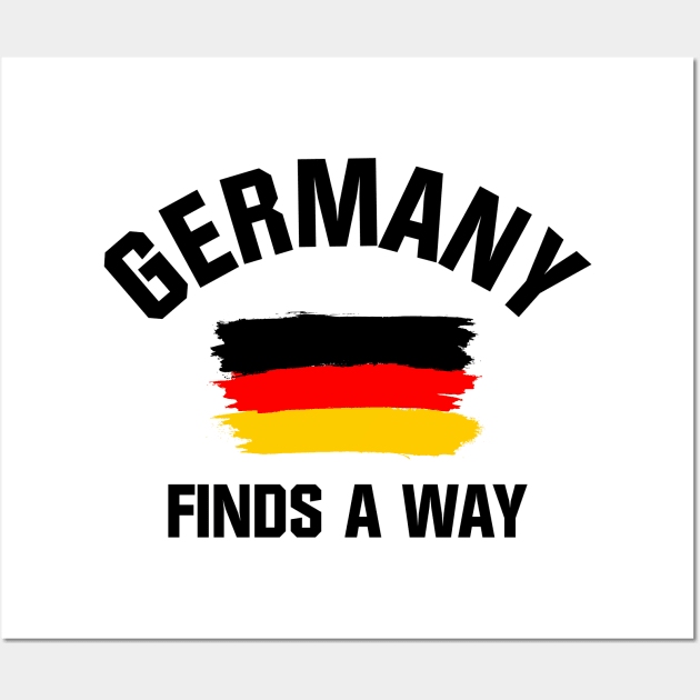 Germany World Cup Soccer Tshirt Wall Art by zurcnami